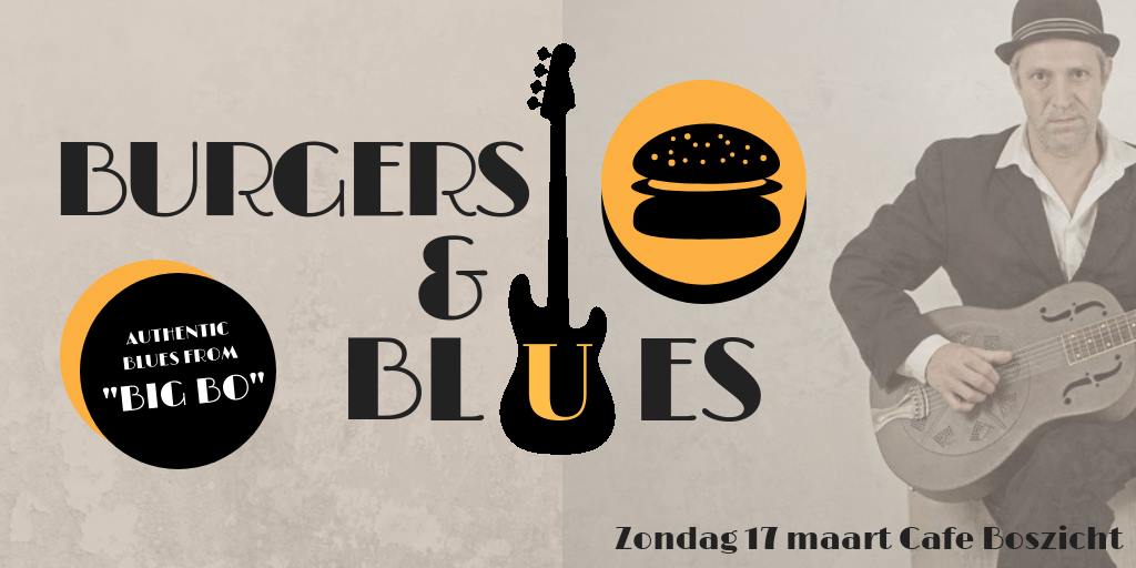 BIG BO - Live at Blues and Burgers, Cafe Boszicht