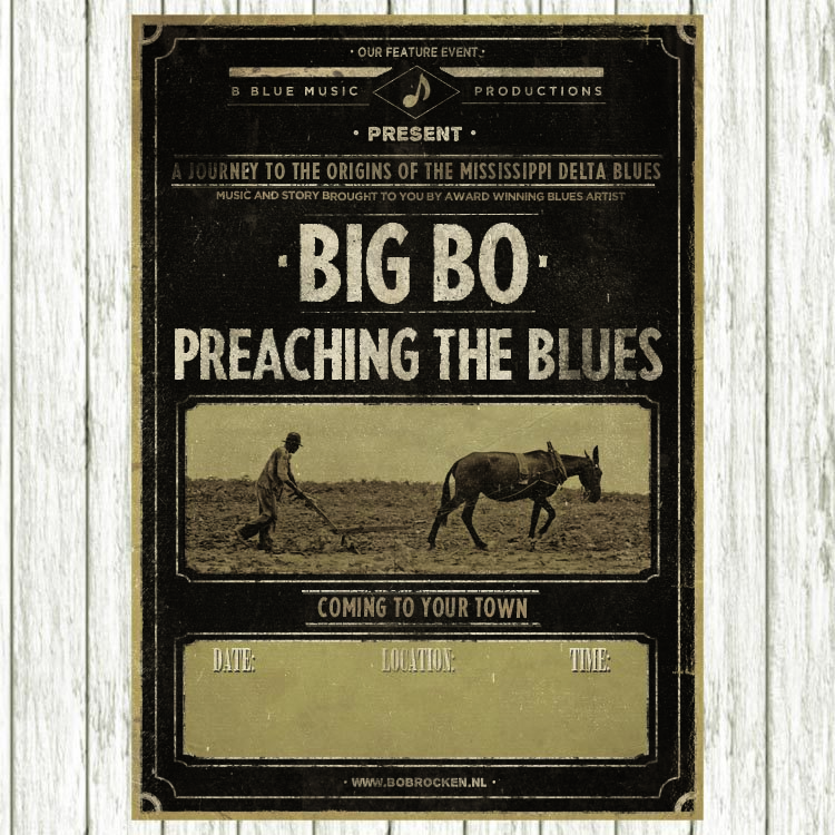 Poster: Big Bo - Preaching The Blues